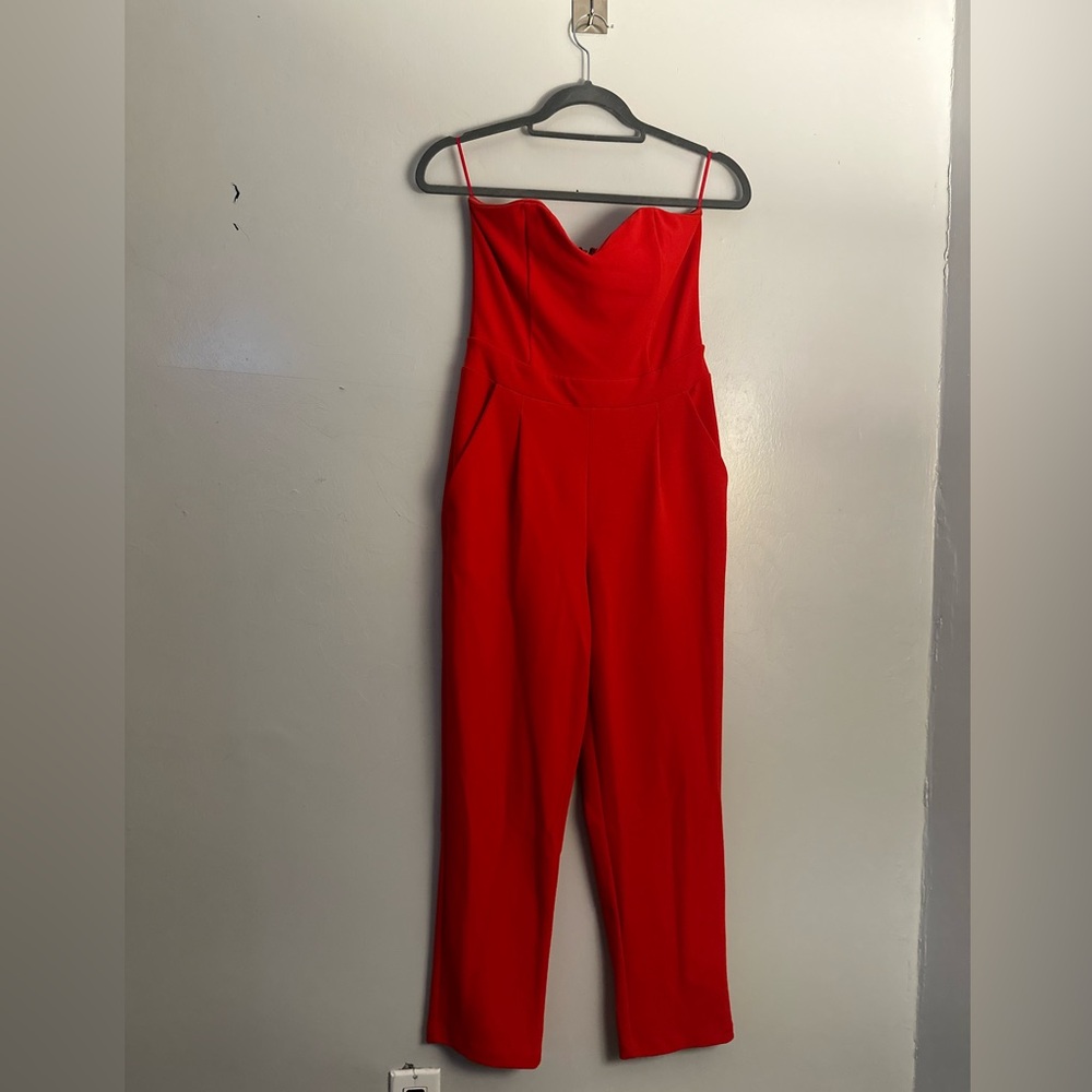 Express strapless jumpsuit size 4